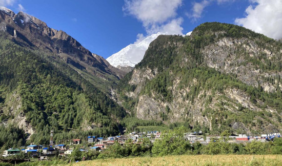 हिमालको फेदमा चामे बजार